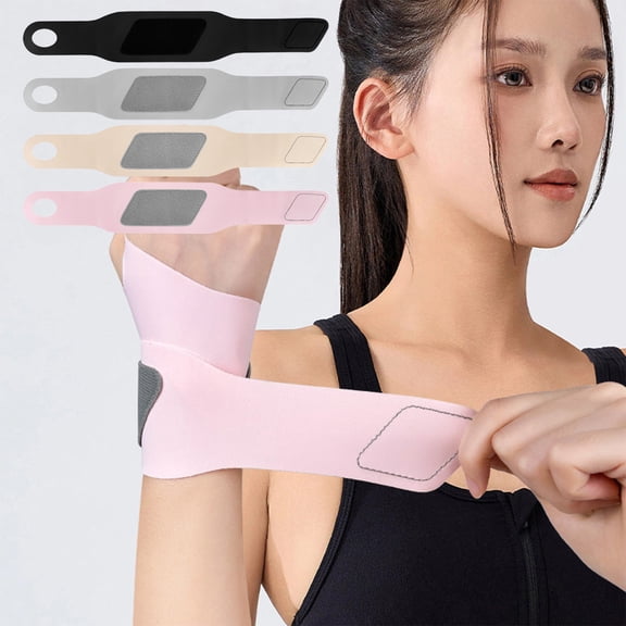Hyknon Carpal Tunnel Wrist Brace Breathable Black Wrist Straps for Right & Left Hand Adjustable Ergonomic Wrist Support for Arthritis Workout Pain Relief