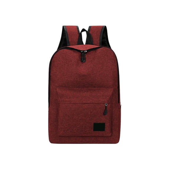 Hyknon Casual Laptop Backpack for Men Women, Large-Capacity Travel Backpack for College, Durable Storage Bag with Multi-layers , Lightweight Casual Daypack Backpack for Camping Outdoor College, Red