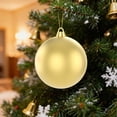 thumbnail image 1 of Hyknon Christmas Ball Ornaments, Matte Purple Round Christmas Tree Hanging Decor Balls, Shatterproof Plastic Pendant with Hanging Hook, Reusable Decor for Xmas Tree Home Holiday Party Decor 5.91", 1 of 6