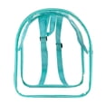 thumbnail image 1 of Hyknon Clear Backpack Heavy Duty, 9 Inch Large Capacity Transparent Backpack, PVC See Through Bag with Adjustable Straps, Waterproof Clear Daypack for College Work Casual Sport, Green, 1 of 6