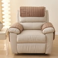 thumbnail image 1 of Hyknon Couch Arm Covers Waterproof Non-Slip Beige Armrest Cover with Bags Flannel Couch Protector Furniture Covers for Recliner Home Sofa, 1 of 5