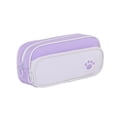 thumbnail image 1 of Hyknon Cute Pencil Case Large Capacity Double Zipper Pencil Pouch Organizer with Paw Patchwork Waterproof Stationery Storage Bag for College Office Classroom Supplies, 1 of 6