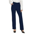 thumbnail image 1 of Hyknon Dress Pants Women Fahion Solid Color High Waisted Business Suit Pants Super Soft Loose Fitting Stretch Work out Long Pants with Pockets, 1 of 5
