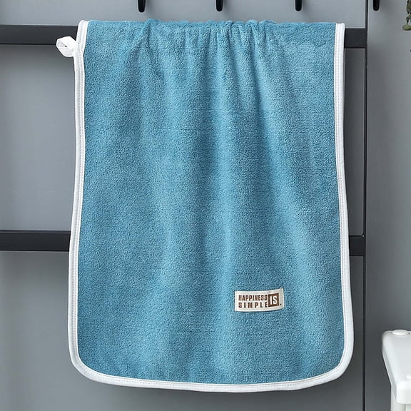 Hyknon Fleece Hand Towels Super Absorbent Bath Towel Quick Dry Soft Face Towels Fade Resistant Lightweight Hand Towel for Bathroom Gym Travel Kitchen