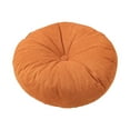 thumbnail image 1 of Hyknon Floor Pillow Stuffed Thickened Large Floor Cushions for Adults Fabric Round Orange Floor Seating for Yoga Sitting Living Room Tatami (15.7Inch), 1 of 7