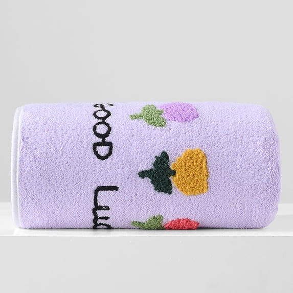 Hyknon Floral Hand Towels for Bathroom Super Absorbent & Quick Dry Face Towel Reversible Soft Bath Towel Decorative Velvet Washcloth for Shower Gym Kitchen