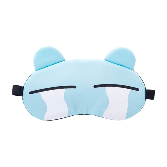 Hyknon Funny Sleep Mask for Side Sleeper Soft Eye Mask for Women Men Eye Masks for Sleep Nap Blocking Light, Fabric Breathable Adjustable Blue