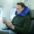 thumbnail image 1 of Hyknon Inflatable Travel Neck Pillow for Airplanes Portable U-Shaped Neck Support Pillow with Adjustable Side Washable Blow up Airplane Pillows for Adults Hotel Car Sleeping, 1 of 7