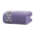 thumbnail image 1 of Hyknon Large Bath Towels Soft Quick-Drying Absorbent Bathroom Towels Thickened Shower Towels Purple Cotton Towels for Home Hotel (29x13.4Inch), 1 of 7