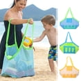 thumbnail image 1 of Hyknon Large Capacity Mesh Beach Bag for Toys Storage Lightweight Waterproof Pool Tote Bag Foldable Tear-Resistant Shoulder Handbag for Family Vacation, 1 of 7