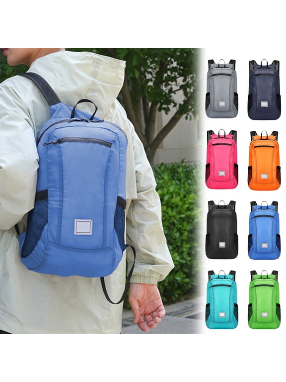 Large Travel Backpack Lightweight Waterproof Laptop Backpack Flight Approved Carry on Travel Bag Durable Daypack for Gym School Hiking Blue