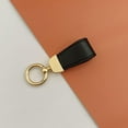 thumbnail image 1 of Hyknon Leather Keychain Key Fob Grain Leather Key Chain with Hole Car Key Chain for Women Men Wallet, 1 of 5