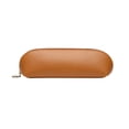 thumbnail image 1 of Hyknon Leather Pencil Pouch, Curved Shell Zipper Pen Case, Slim Minimalist Stationery Holder for Office Cosmetic Travel Storage Organizer, 1 of 6