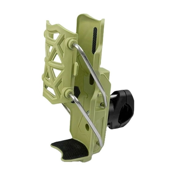 Hyknon Motorcycle Cup Holder Large Adjustable Bike Water Bottle Holder Plastic Lightweight Drink Holder for Stroller Scooter Wheelchair