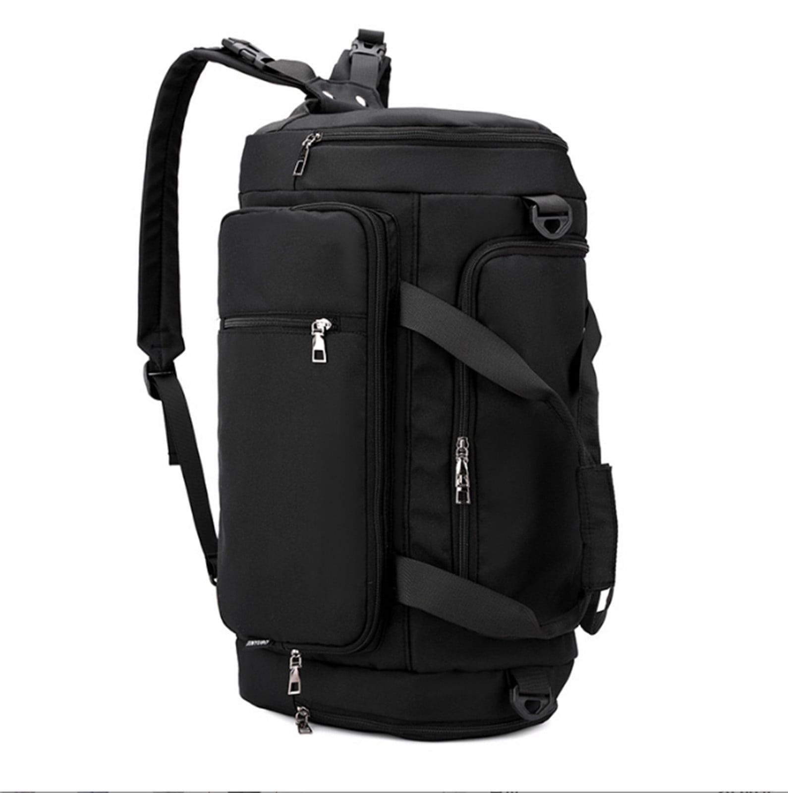 Hyknon Multifunctional Travel Duffle Bag for Women, Large Capacity Short-Distance Travel Bag, Lightweight Wear Sports Fitness Bag, WaterProof Wet Dry Separation Backpack for Fitness Travel, Black