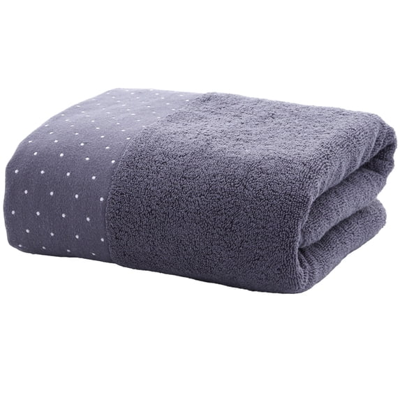 Hyknon Oversized Bath Towels Soft Absorbent Cotton Towels Lightweight Quick-Drying Plush Bathroom Towels for Shower Spa Gym (27.6x55.1Inch)