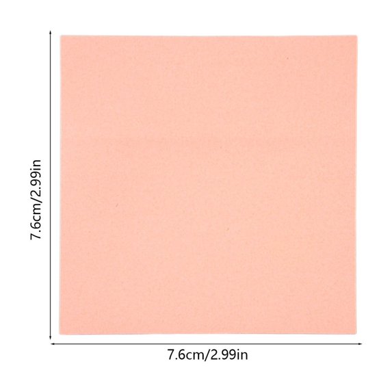 Hyknon Pastel Sticky Notes, 5 Pads, 100 Sheets Per Pad, 3x3" Self Stick Note Pads Adhesive Recyclable Memo Pad Supplies Easy to Post for Notebook Home Office Classroom