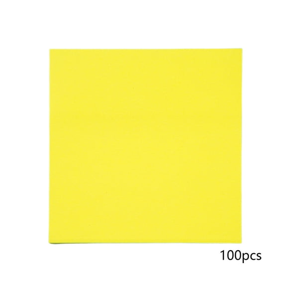 Hyknon Pastel Sticky Notes, 5 Pads, 100 Sheets Per Pad, 3x3" Self Stick Note Pads Adhesive Recyclable Memo Pad Supplies Easy to Post for Notebook Home Office Classroom