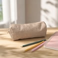 thumbnail image 1 of Hyknon Pencil Pouch Bag, Large Capacity Polka Dot Pencil Case, Minimalist Retro Zipper Pen Pouch, Portable Soft Stationery Bag, Multi-Functional Makeup Bag for Cosmetics Daily Campus Office, Gray, 1 of 7