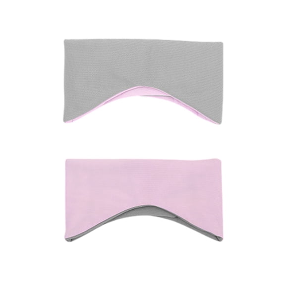 Hyknon Reversible Eye Mask for Women Men Breathable Ice Sleep Mask Soft Pink Eye Masks for Eye Relief Blackout Sleeping