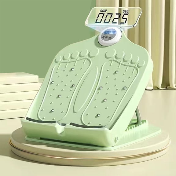 Hyknon Slant Board, Adjustable Incline Board with Timer Calf Stretcher, Stretching Tight Calves Calf Stretcher, Deep Muscle Reliefe Strength Training Equipment, Leg Exercise Machines for Home, Green