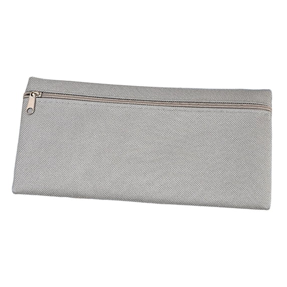 Hyknon Slim Zipper Pencil Pouch Large Capacity Portable Pencil Case Waterproof Lightweight Stationery Storage Bag for Office Classroom College Supplies
