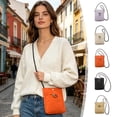 thumbnail image 1 of Hyknon Small Crossbody Bags for Women, Solid Color Lightweight Sling Bag with Pocket, Designer Casual Cell Phone Bag Wallet Purses, Drawstring Daily Handbag for Commute Travel Shopping Outing, Khaki, 1 of 1