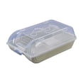 thumbnail image 1 of Hyknon Stackable Clear Shoe Boxes Dirt Proof Breathable Shoe Storage Containers Plastic Portable Shoe Organizer for Home Travel Sneakers, 1 of 6
