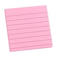 thumbnail image 1 of Hyknon Sticky Notes 3x3 Inch, 100 Sheets Lined Self-Stick Pads Bright Colors Sticky Note, Recyclable Stickers Note Tabs, Easy to Post Removable Reminder Labels for Home Office Notebook Daily, Pink, 1 of 6