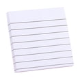 thumbnail image 1 of Hyknon Sticky Notes 3x3 Inch, 100 Sheets Lined Self-Stick Pads Bright Colors Sticky Note, Recyclable Stickers Note Tabs, Easy to Post Removable Reminder Labels for Home Office Notebook Daily, White, 1 of 6