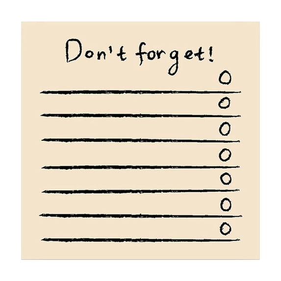 Hyknon Sticky Notes, 3x3 Inch 50 Sheets 4 Styles Lined & Grid Sticky Notes, Monthly Weekly Planner Memo Pads, Self-Adhesive Removable Note Tabs, Removable Reminder Labels for Plan Office Home (D)