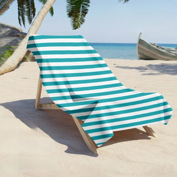 Hyknon Striped Oversized Beach Towel Super Absorbent Soft Beach Towels Quick Dry Fade Resistant Pool Towels for Travel Swimming ,27.5x59.1", Machine Washable