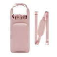 thumbnail image 1 of Hyknon Water Bottle Carrier Bag with Phone Pocket Insulated Crossbody Water Bottle Holder Sleeve with Handle Outdoor Sling Pouch for Hiking Gym Pink, 1 of 6