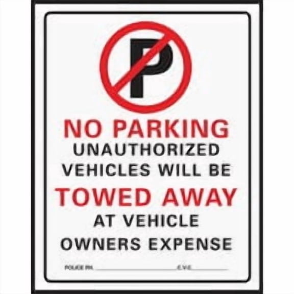 Hyko Prod. Hy-Ko Commercial Business Sign - Pack of 4 Value Multipack