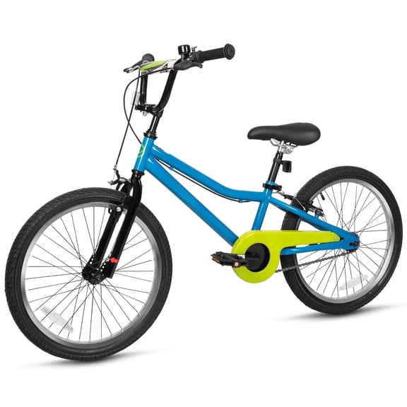 Hykolity 20" Kids Bike Age 6-12 Boy Girl Bicycle Coaster Brake Children Bike For Tween Height 48"-62" Teen Sport Outdoor Riding Navy Blue