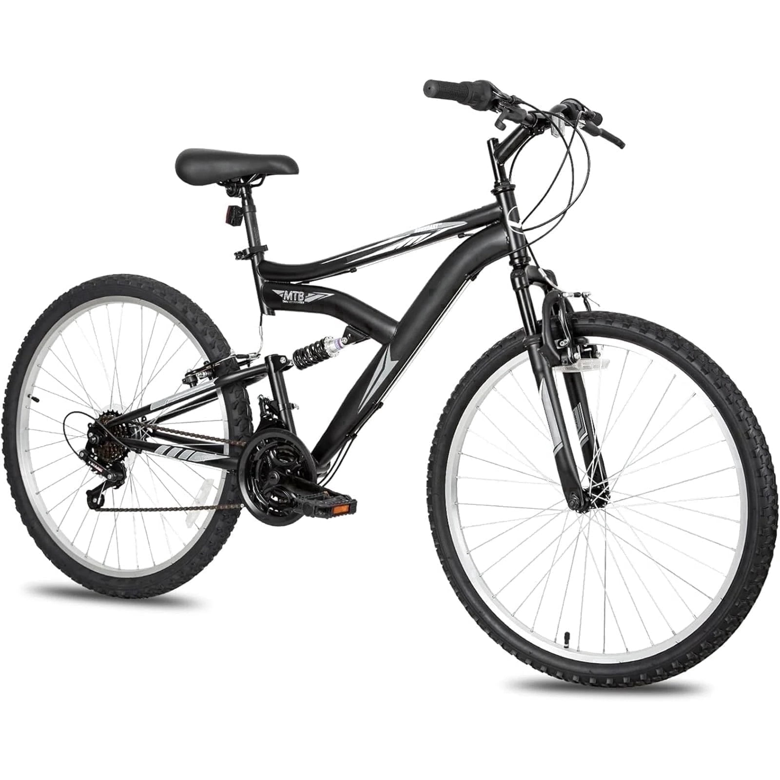 Hykolity 26 in Mountain Bike Sport Bicycle, 18 Speed Mtb Cycling