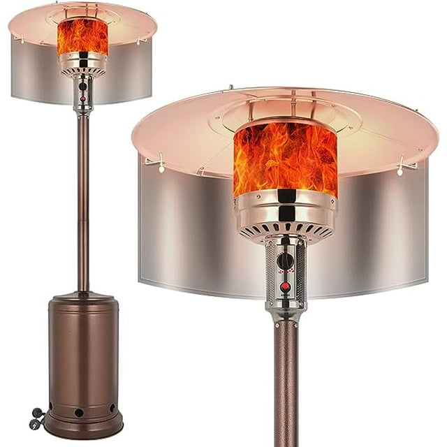 Hykolity 50,000 BTU Outdoor Propane Patio Heater with Reflector, Auto