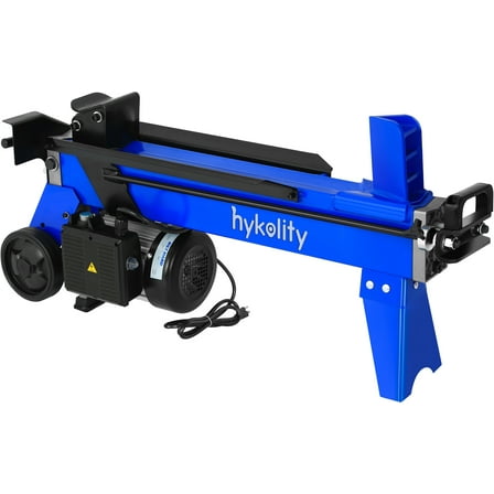 Hykolity 6.5 Ton Electric Log Splitter,  15A Motor with Hydraulic Ram Firewood Splitting for Forestry Harvesting