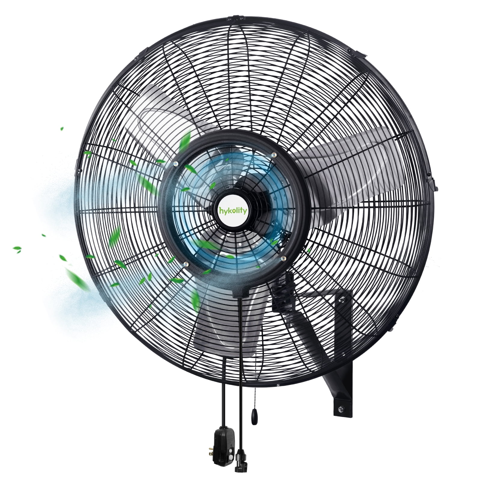 Hykolity Outdoor Wall Misting Fan, 24 inch High Velocity Oscillating ...