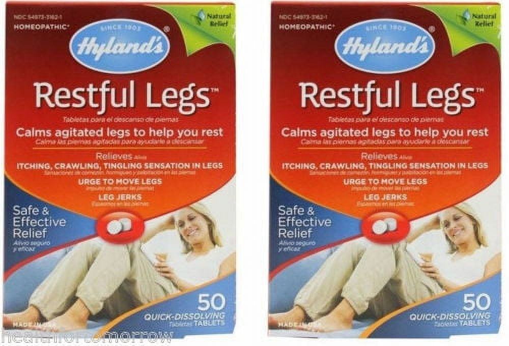 Hyland'S Restful Legs (Two Packs) 50 tabs per Bottle ( 100 tablets