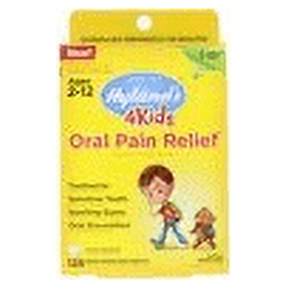 Hyland's 4 Kids Oral Pain Relief Homeopathic, 125 Tablets, 2Pack