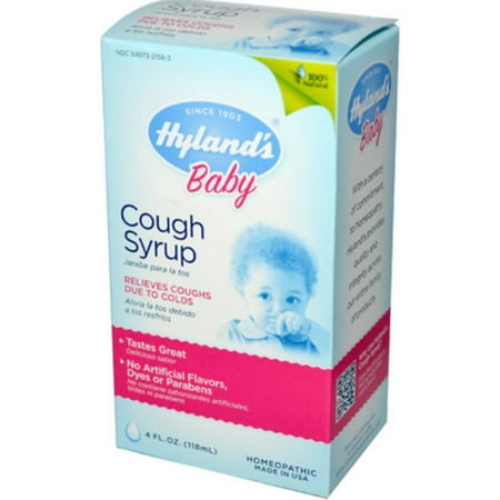 Hyland's Baby Cough Syrup 4 oz (Pack of 2)