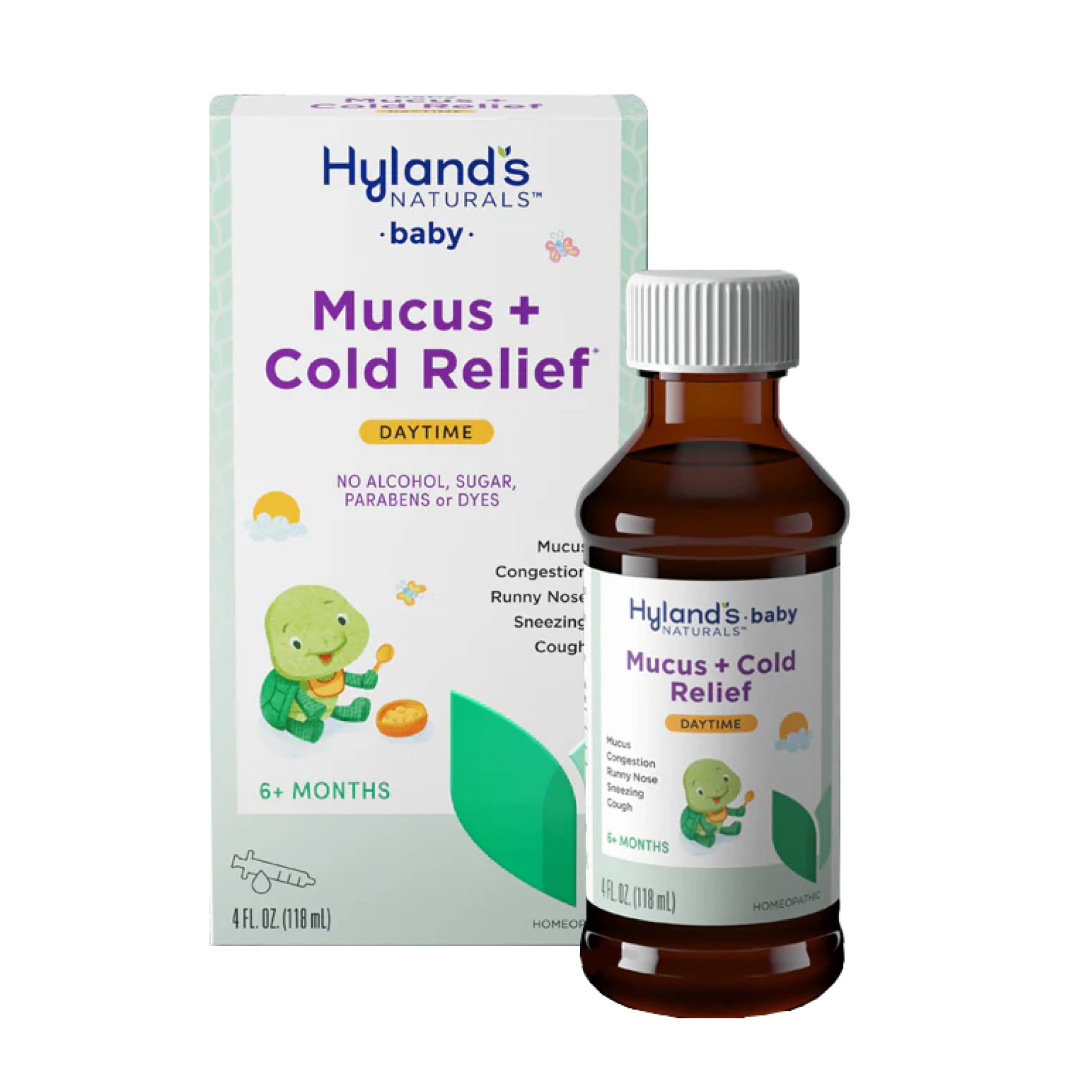 Hyland's Baby Mucus + Cold Relief, Ages 6+ Months, Daytime, 4 fl oz