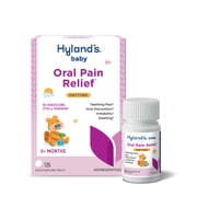 Hyland's Baby Daytime Oral Pain Relief Tablets for Oral Discomfort and Swelling, 125 Count