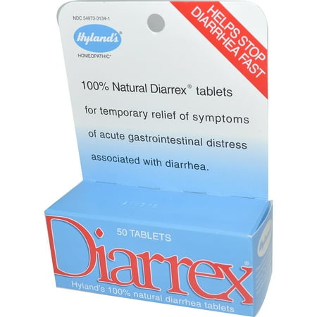 Hylands Homeopathic 100% Natural Diarrhea Tablets - 50 Count