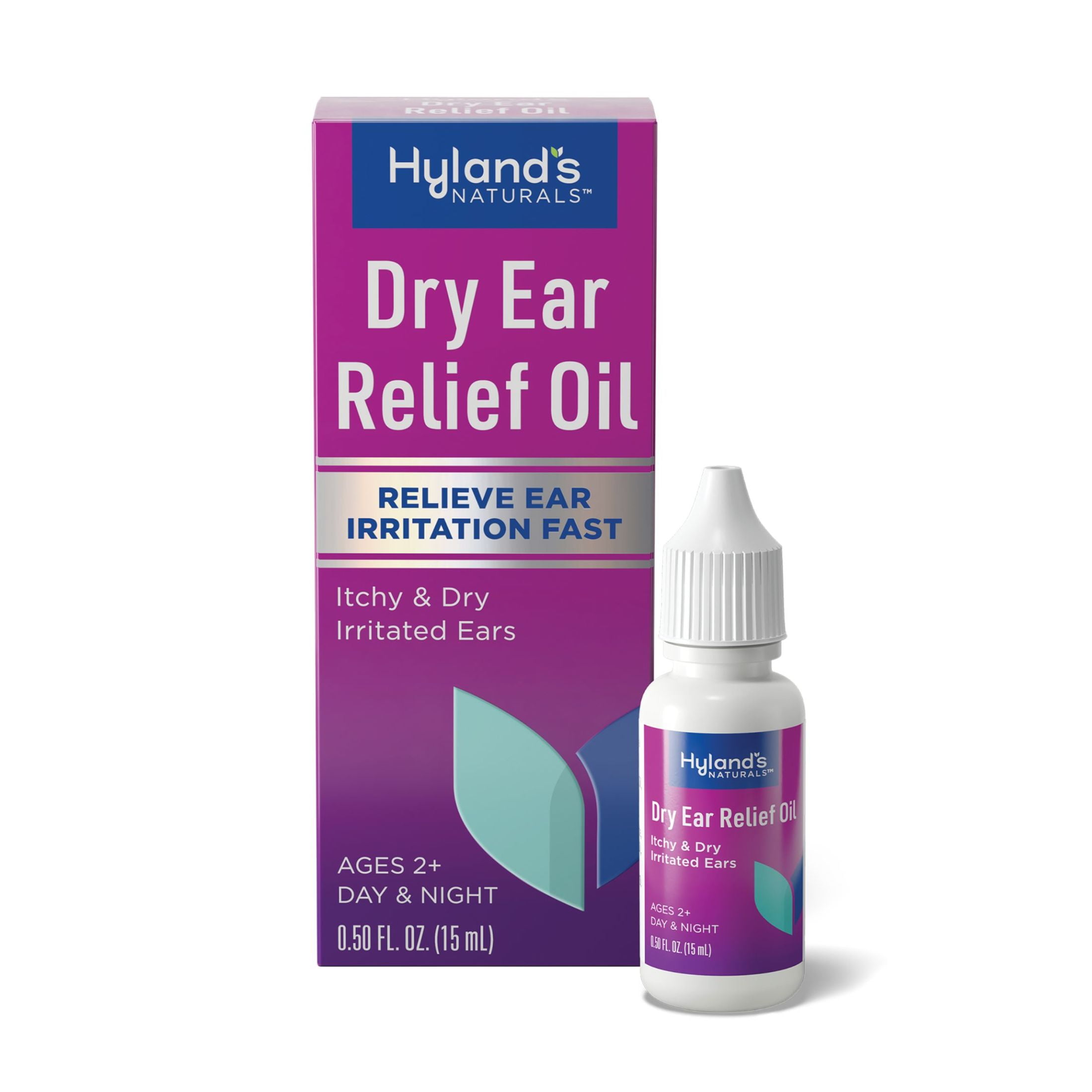 Hyland's Itchy Ear Treatment, Dry Ear Relief Oil, Fast Relief for Ear