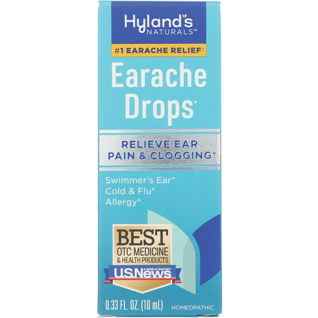 Hyland's Earache Drops, Natural Relief of Earaches, Swimmers Ear and