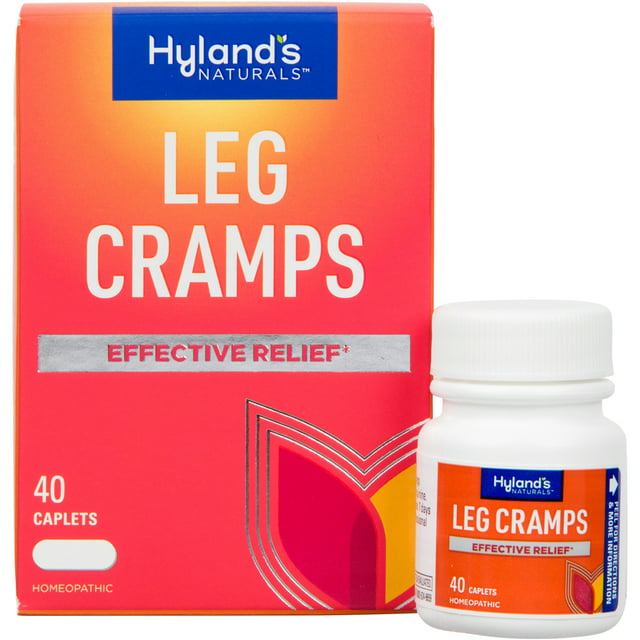 Hyland's Leg Cramp Caplets, Natural Calf, Leg and Foot Cramp Relief, 40 Count