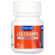 Hyland's Leg Cramps + Arnica, Relief of Leg, Calf, & Foot Cramps & Residual Soreness, 40 caplets