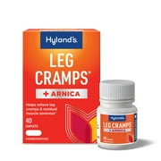 Hyland's Leg Cramps + Arnica, Relief of Leg, Calf, & Foot Cramps & Residual Soreness, 40 caplets